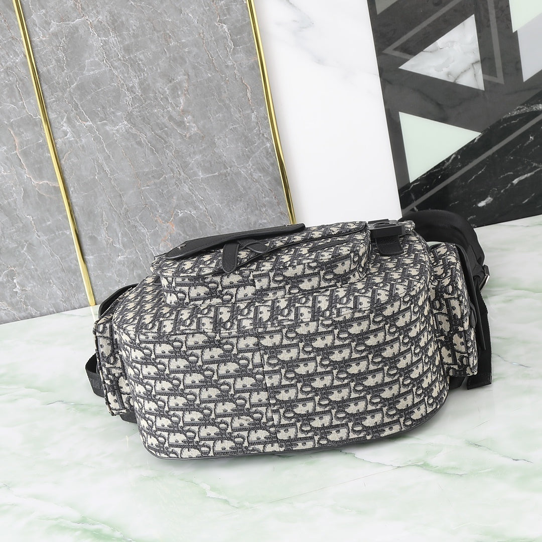 Fashionable Dior Gallop Backpack With Signature Monogram And Functional Buckles 1ADBA164