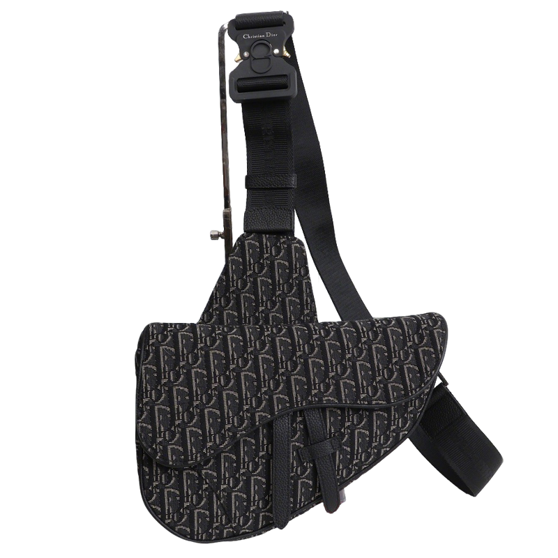 Fashionable Dior Saddle Bag With Signature Monogram And Adjustable Strap ADPO093