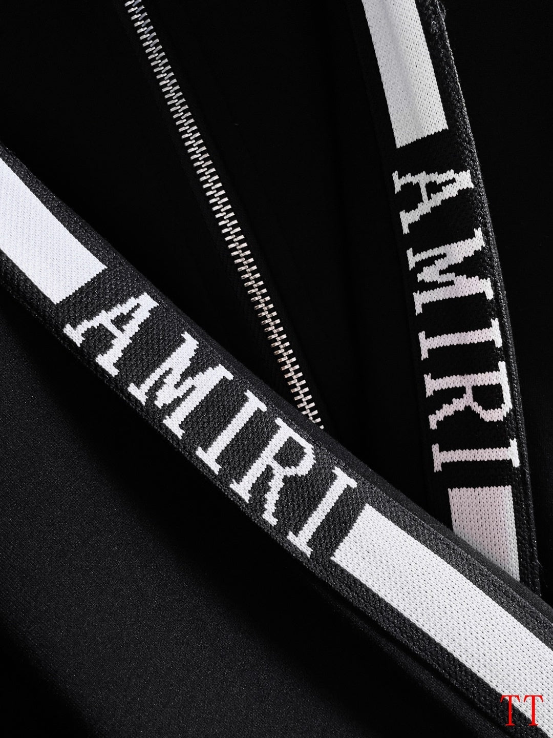 Men's AMIRI Tracksuits Set with White Stripes and Logo