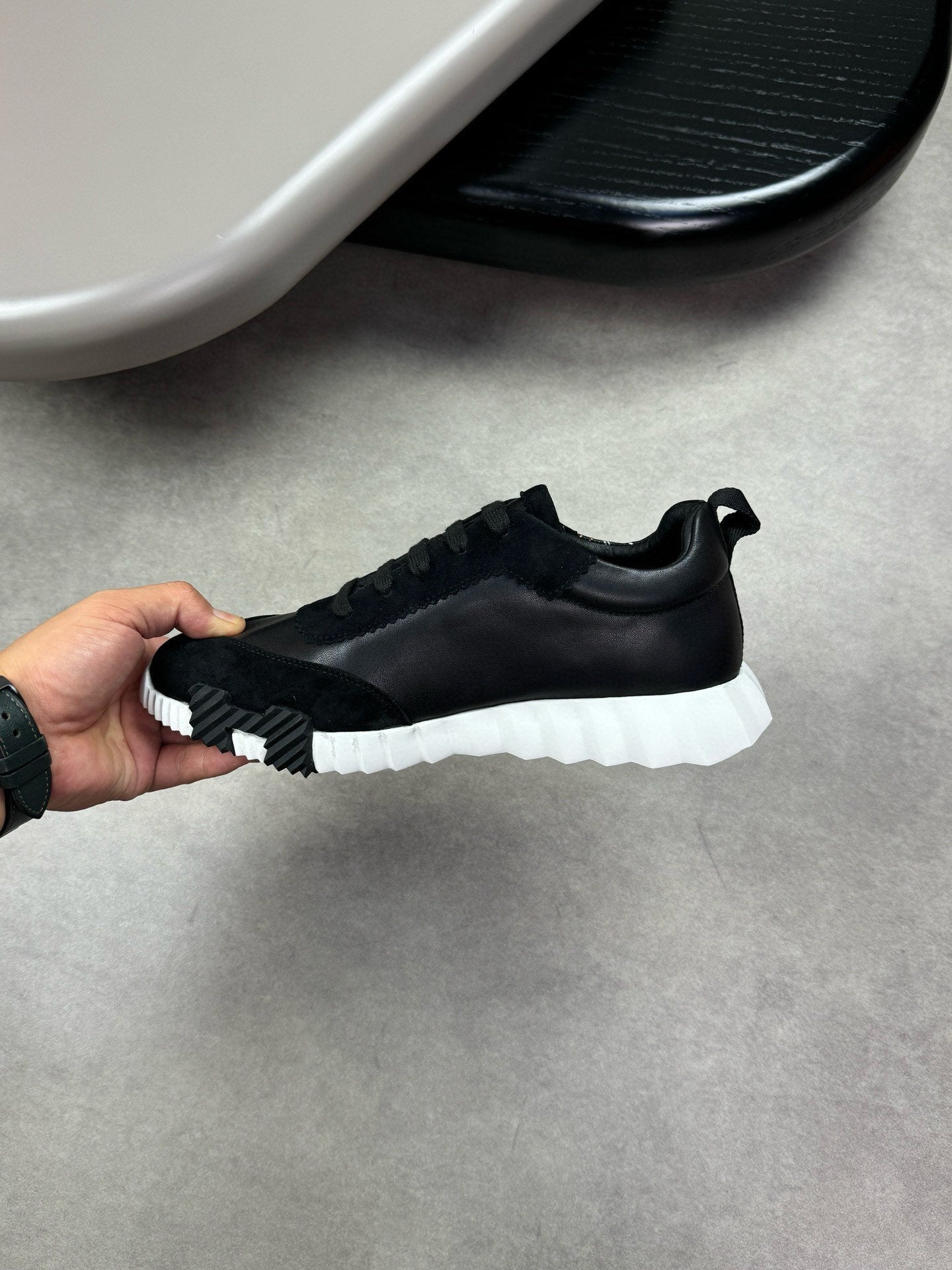 Hermes Men's Sneakers Luxury Leather Fashion Sneakers