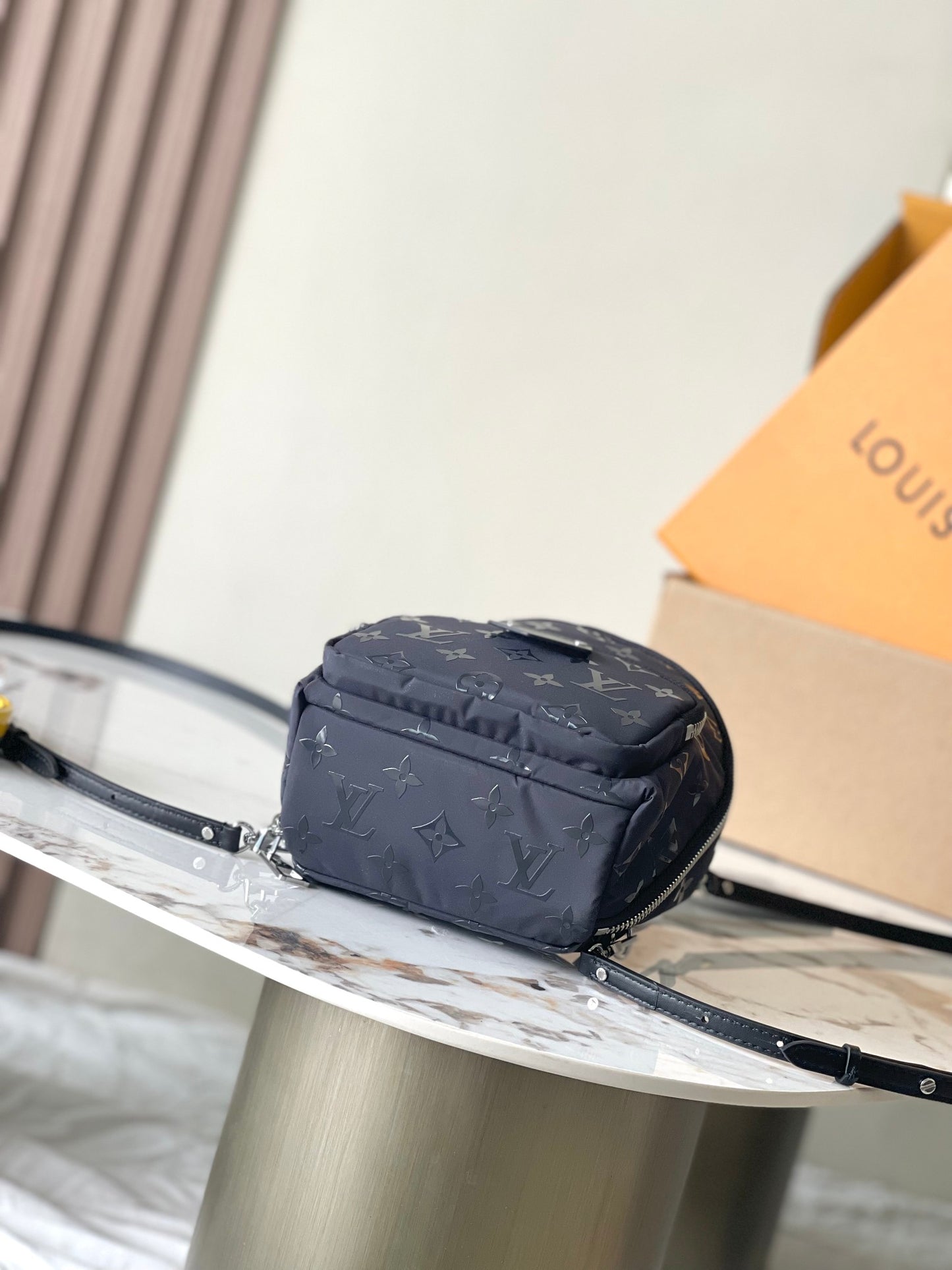 Louis Vuitton Mini Backpack in Monogram Embossed Nylon for Trendy Travelers
