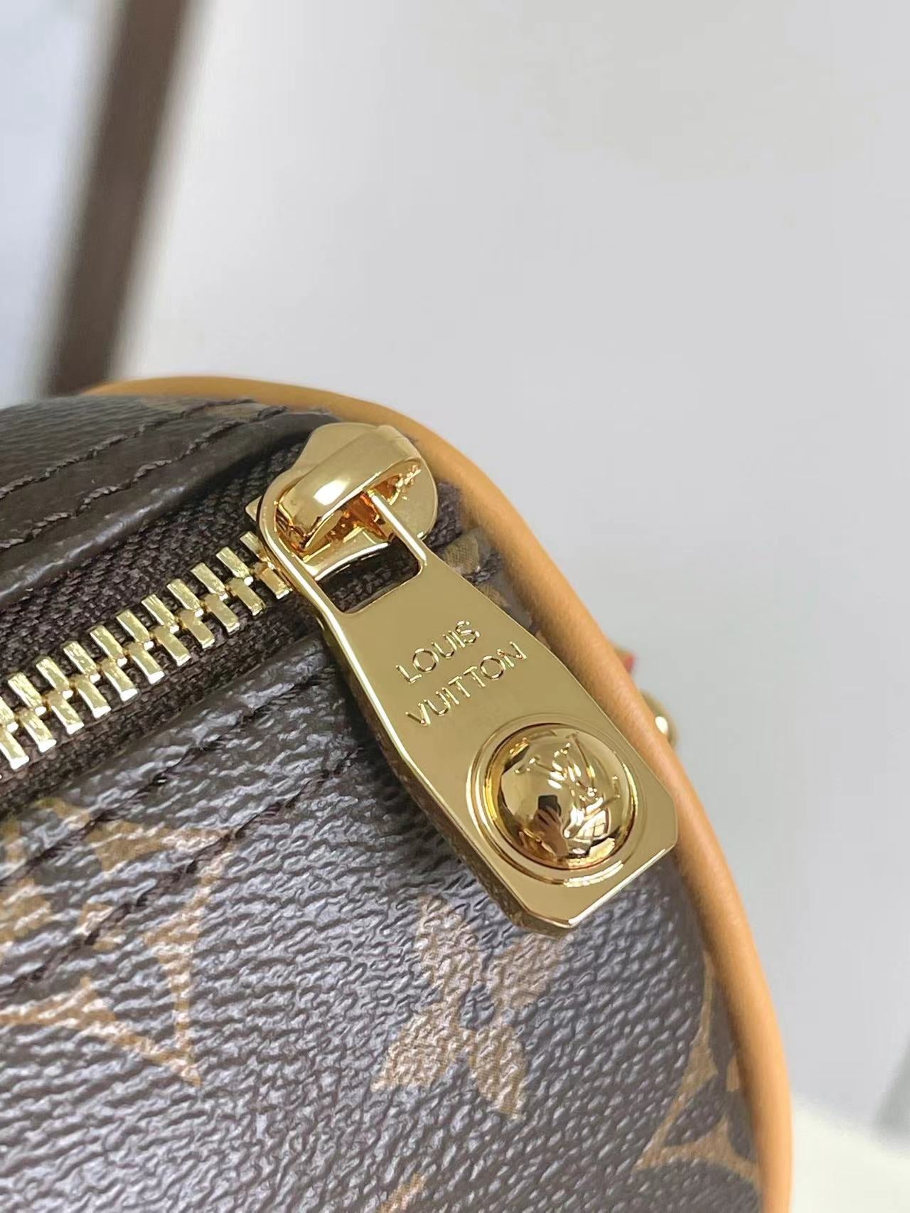Stylish Louis Vuitton Speedy Bandoulière Bag with Monogram Canvas and Leather Trim