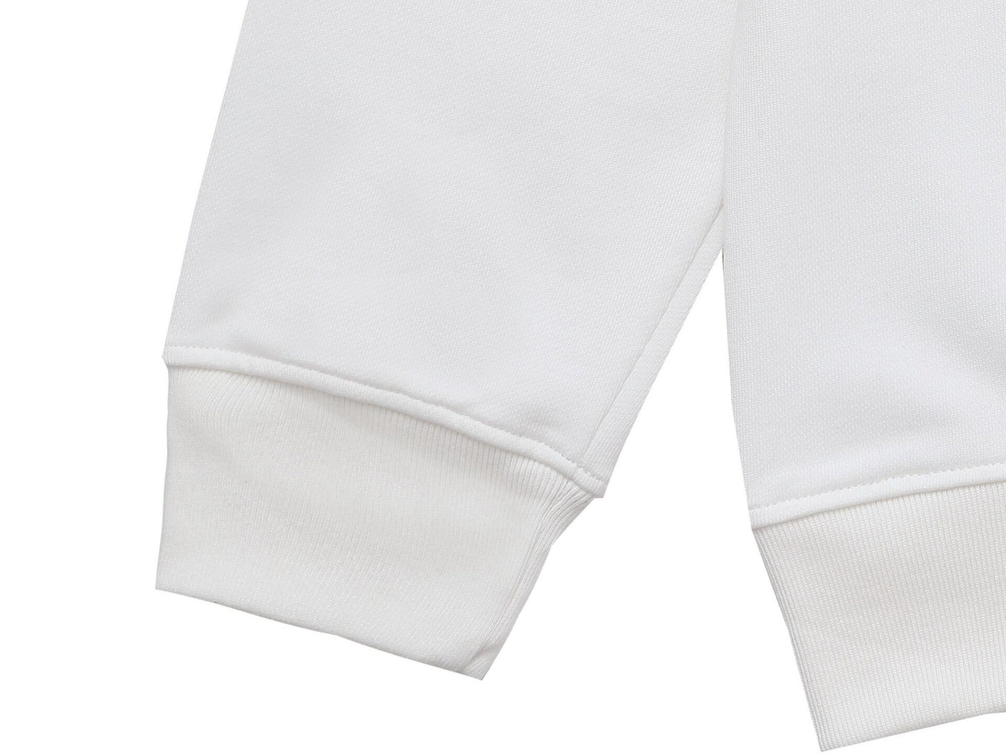 Chic Prada White Crew Neck Sweatshirt With Signature Pocket Detail For Fashion Fans