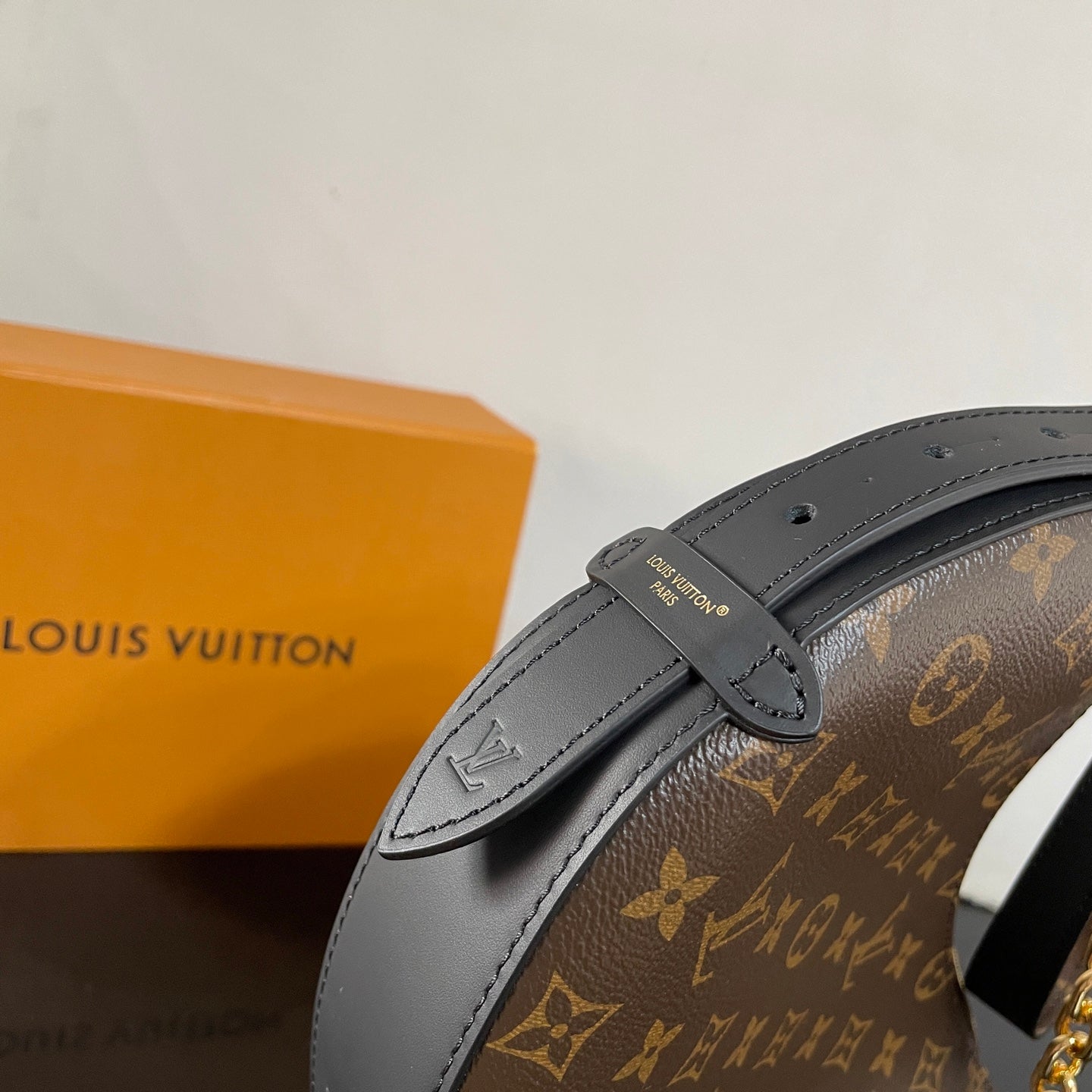 Chic Louis Vuitton Cookie BB Handbag With Monogram Canvas And Gold Chain Accent