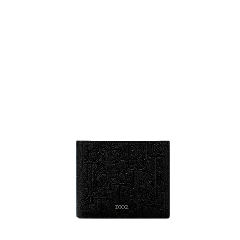 Sophisticated Dior Men's Wallet With Embossed Monogram And Premium Leather 2ESBH027FLG H00N