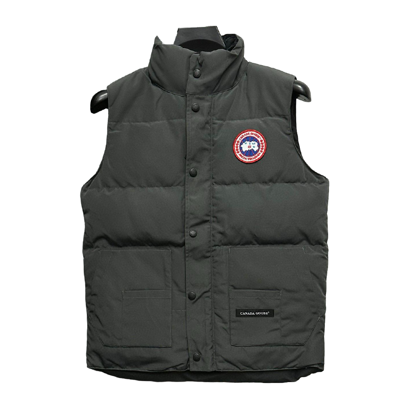 Canada Goose Dark Gray Down Vest: Stylish Warmth For Winter