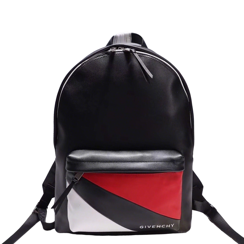 Stylish Givenchy Color - Block Nylon Backpack With Logo Strap 4048
