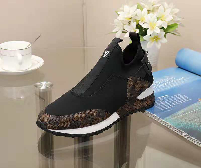 Louis Vuitton Women's Stylish Slip-On Sneakers With Signature Patterns