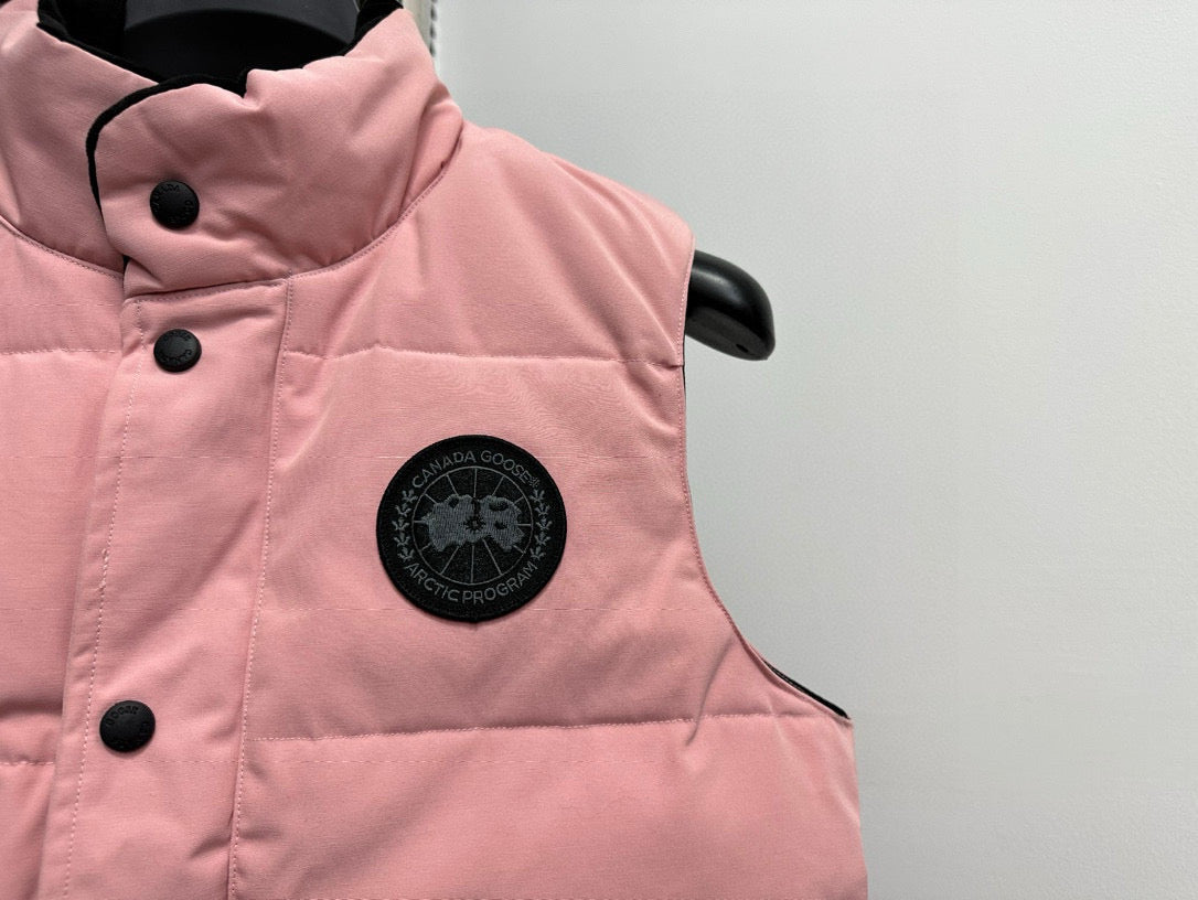 Canada Goose Pink Down Vest: Stylish Warmth For Cold Weather