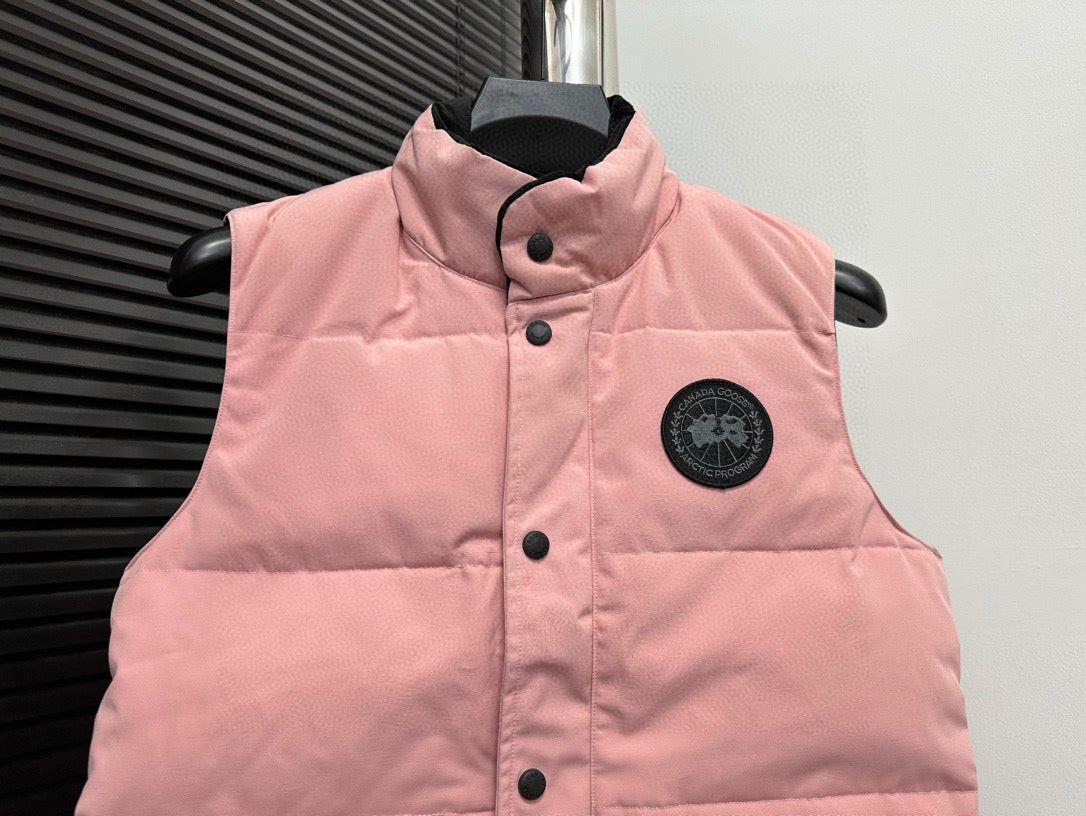 Canada Goose Pink Down Vest: Stylish Warmth For Cold Weather