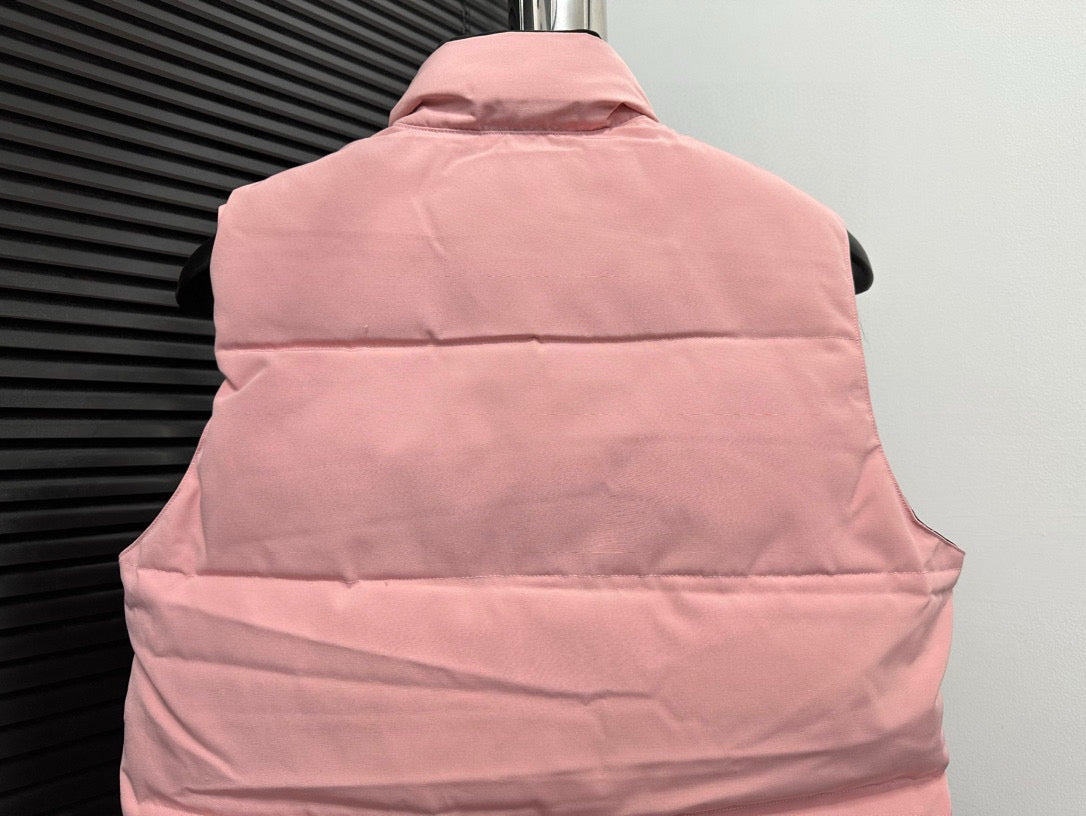 Canada Goose Pink Down Vest: Stylish Warmth For Cold Weather