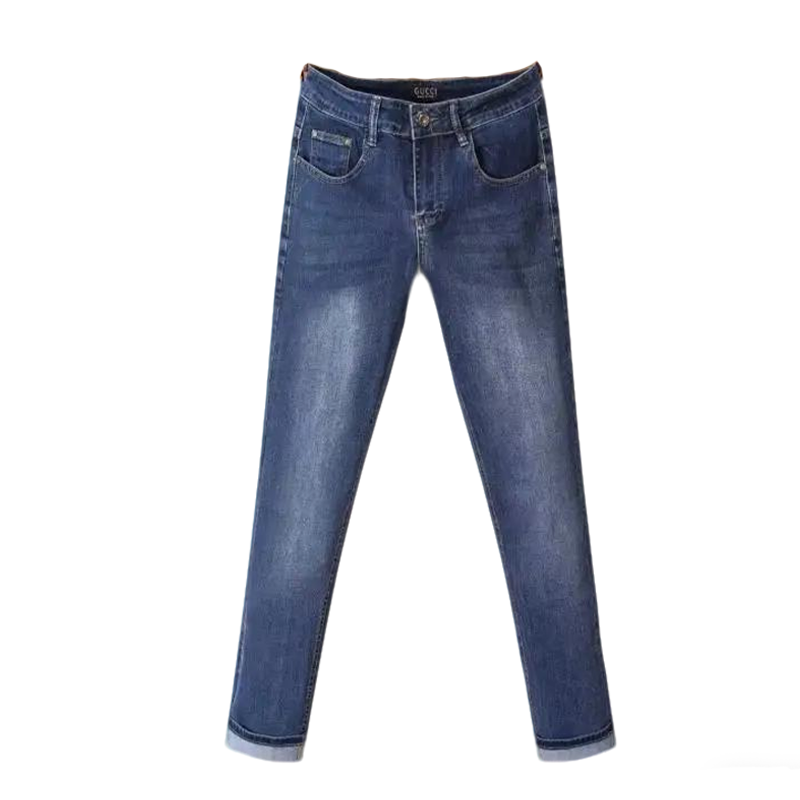 Gucci Dark Blue Skinny Denim Jeans For Fashionable Outfits