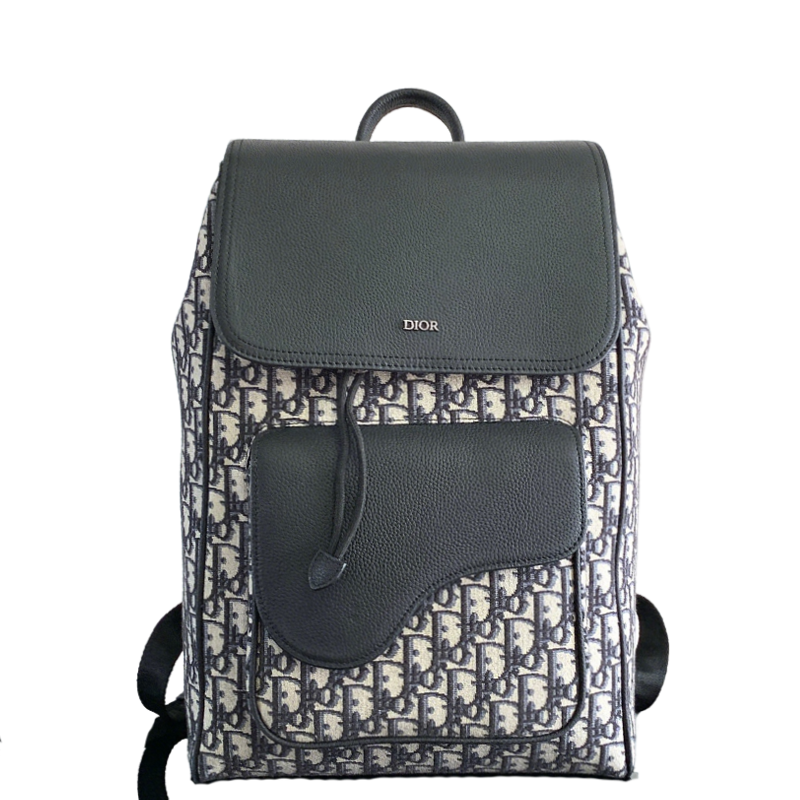 Chic Dior Backpack With Signature Monogram And Leather Accents 1ADBA041