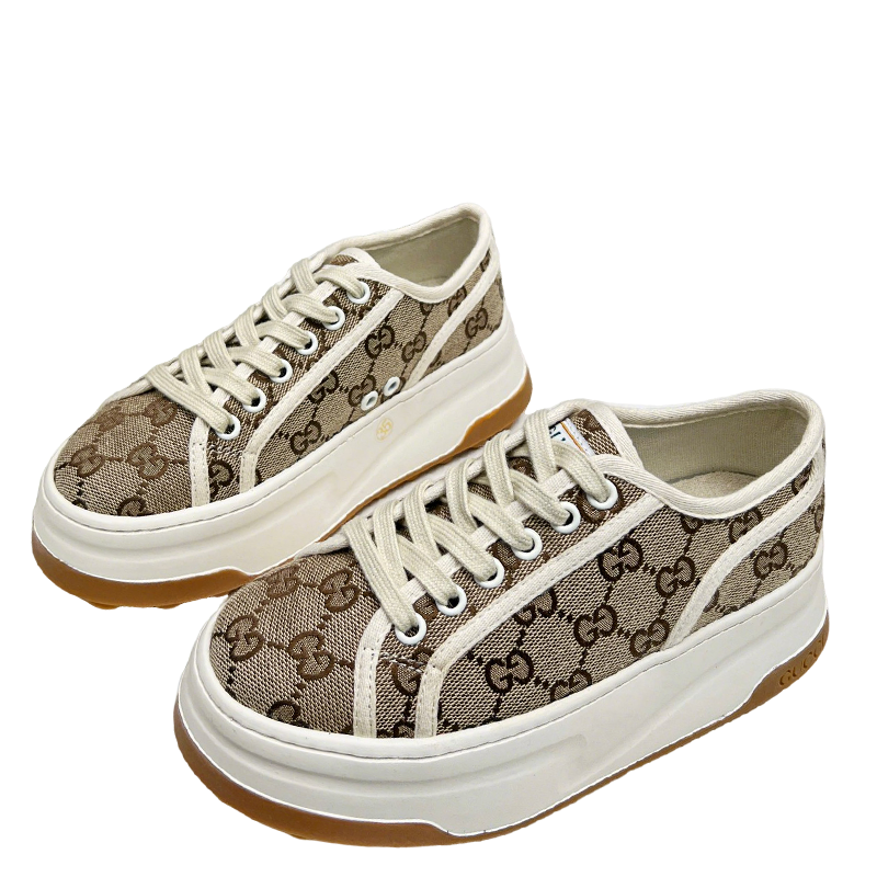 Gucci Women's GG Canvas Platform Sneakers For Fashion - Forward Looks