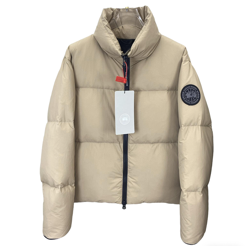 Canada Goose Grandview Women's Beige Down Jacket For Winter Warmth