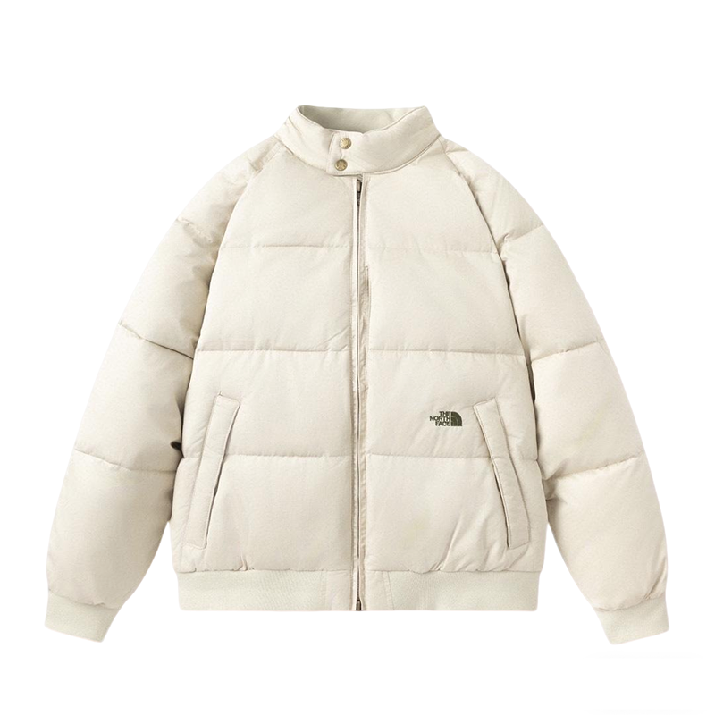 The North Face Beige Puffer Jacket Stylish Warm Winter Outerwear