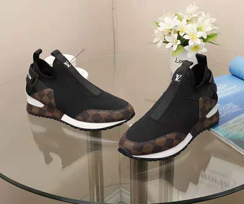 Louis Vuitton Women's Stylish Slip-On Sneakers With Signature Patterns