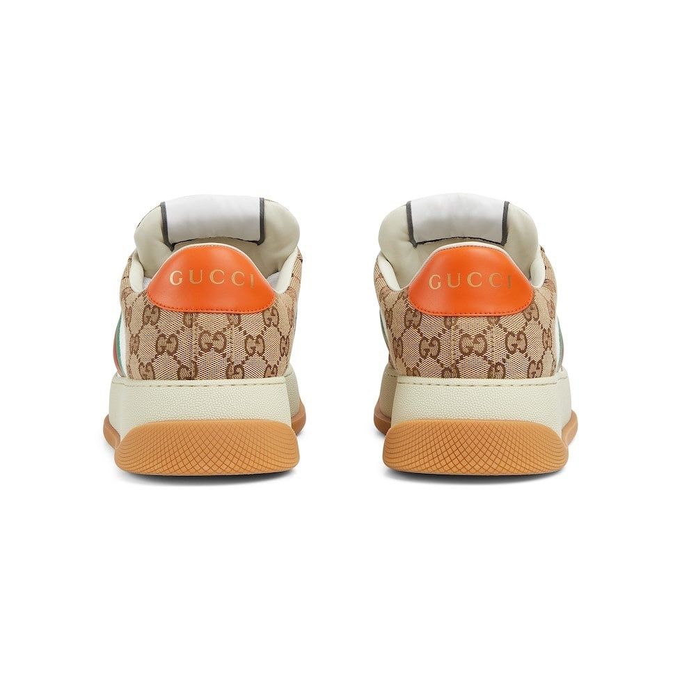 Gucci Unisex Sneakers With GG Monogram And Web Stripes