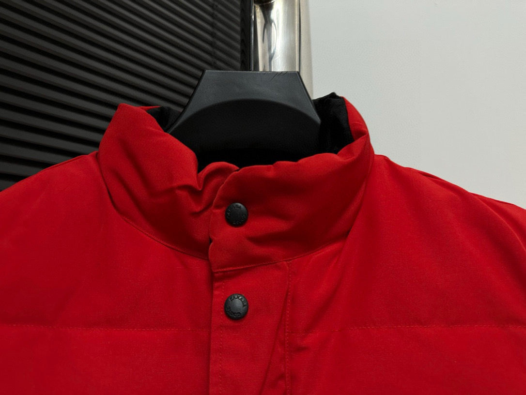 Canada Goose Red Down Vest: A Stylish And Warm Winter Essential