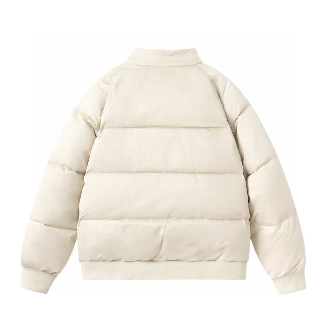 The North Face Beige Puffer Jacket Stylish Warm Winter Outerwear