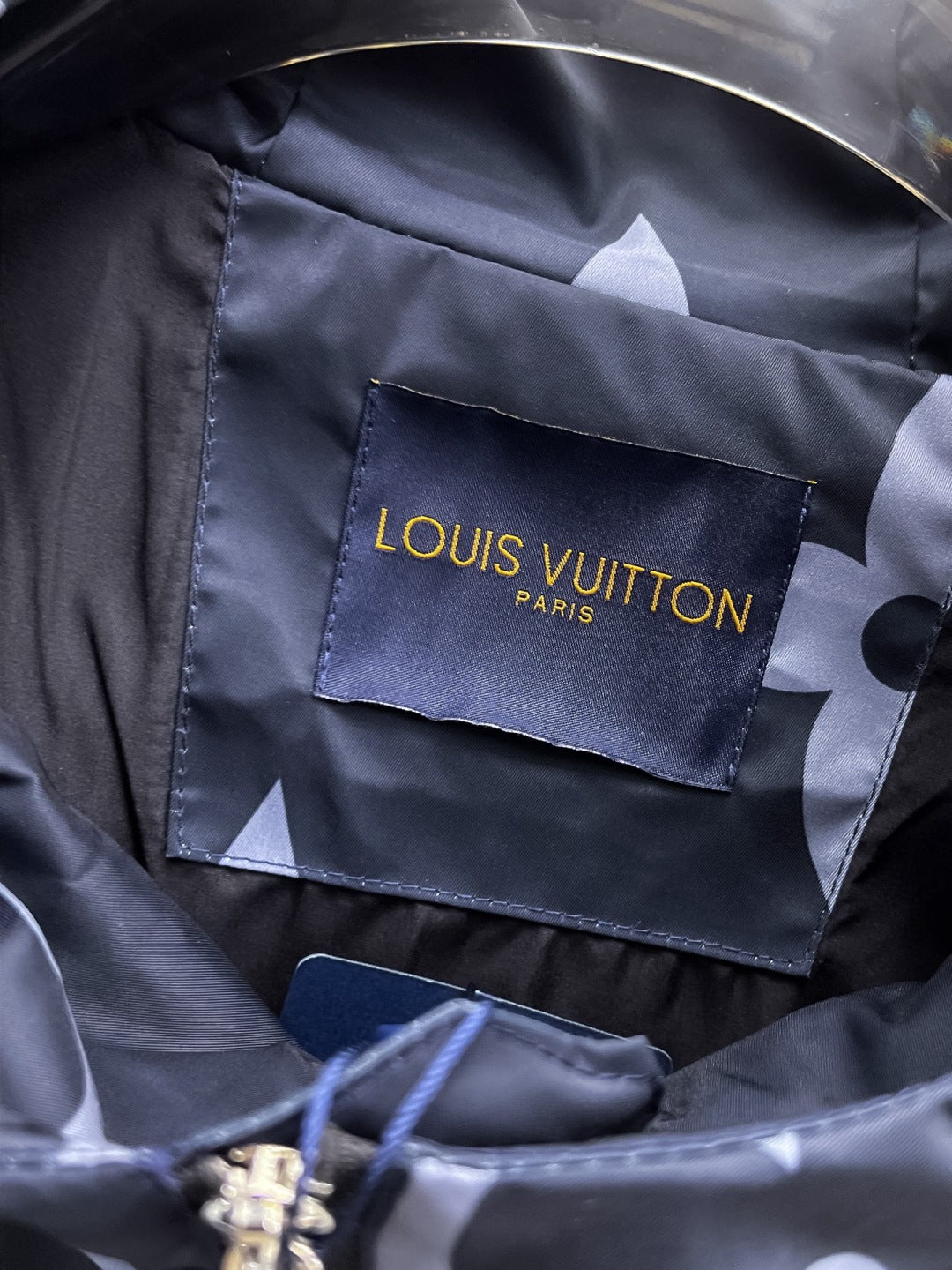 Louis Vuitton Monogram Print Hooded Windbreaker with Zip-Front