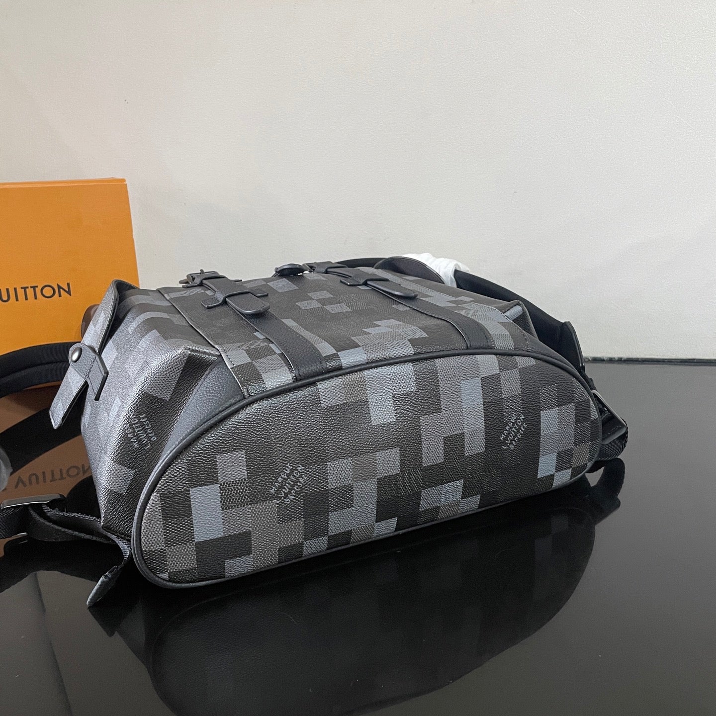 Louis Vuitton Pixel Camouflage Leather Backpack For Fashion And Travel Needs