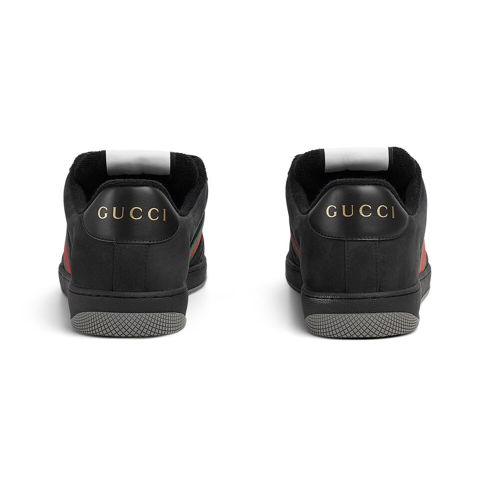 Gucci Unisex Iconic Web Stripe Sneakers For Timeless Style
