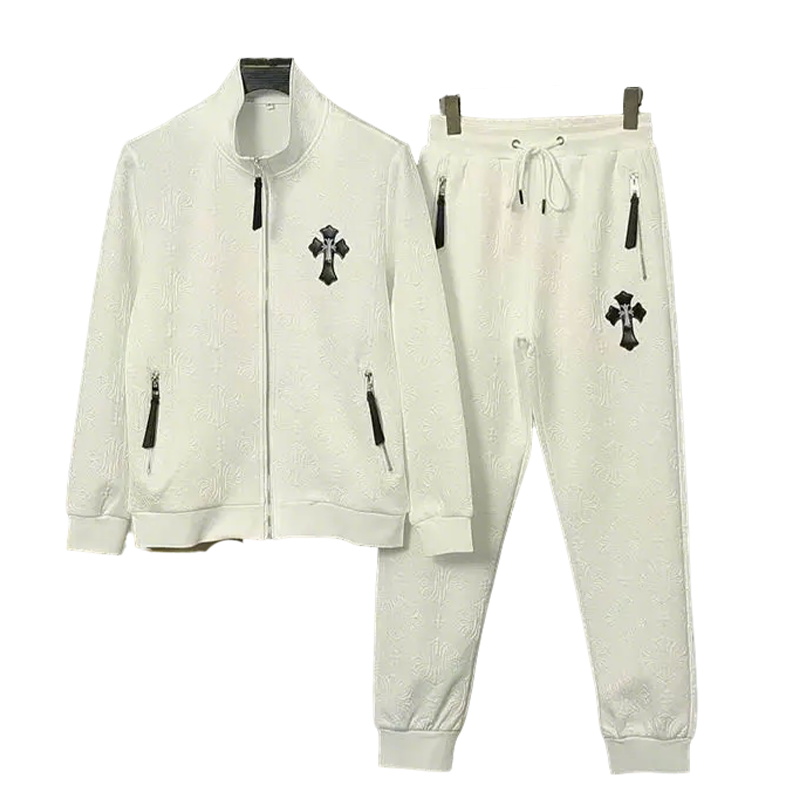 Luxury Chrome Hearts Tracksuit Set For Fashion Enthusiasts