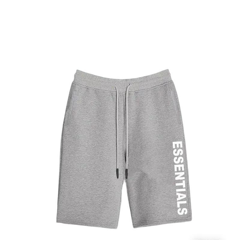 Fear of God Essentials Gray Drawstring Casual Men's Shorts