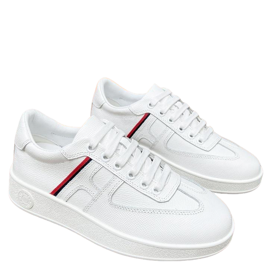 Hermes Women's Sneakers Iconic H Logo Leather Casual Fashion Shoes