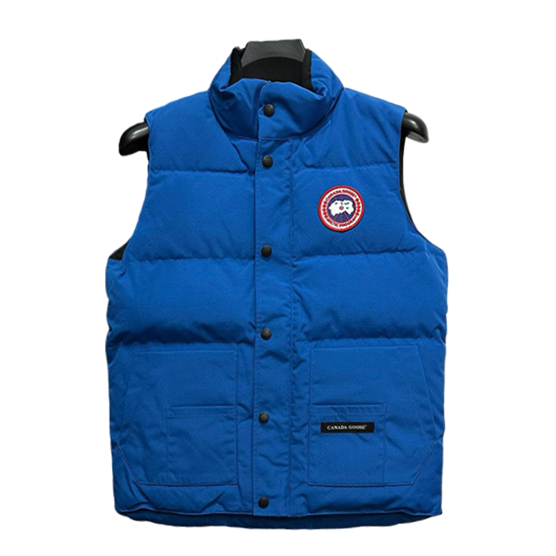 Canada Goose Blue Down Vest: Warmth And Fashion In One