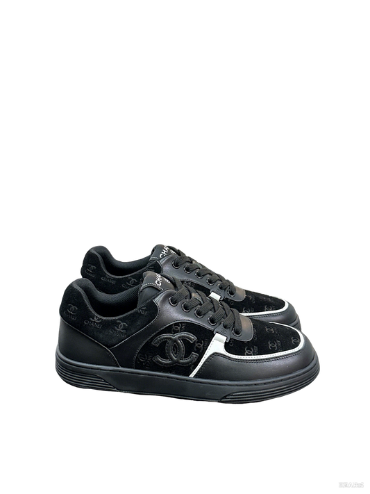 Chanel Platform Sneakers With Iconic CC Logo