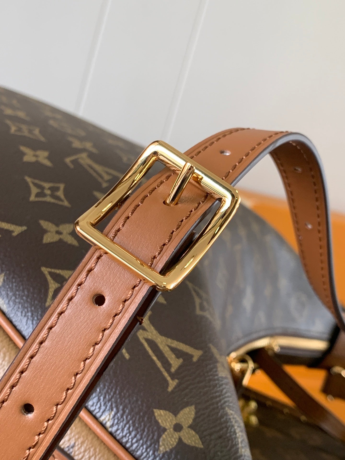 Elegant Louis Vuitton Monogram Crescent Bag with Stylish Straps and Timeless Design