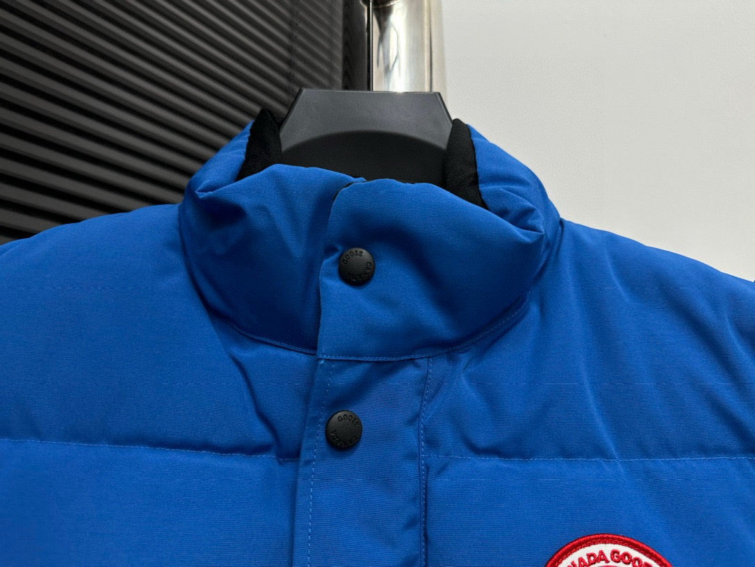 Canada Goose Blue Down Vest: Warmth And Fashion In One