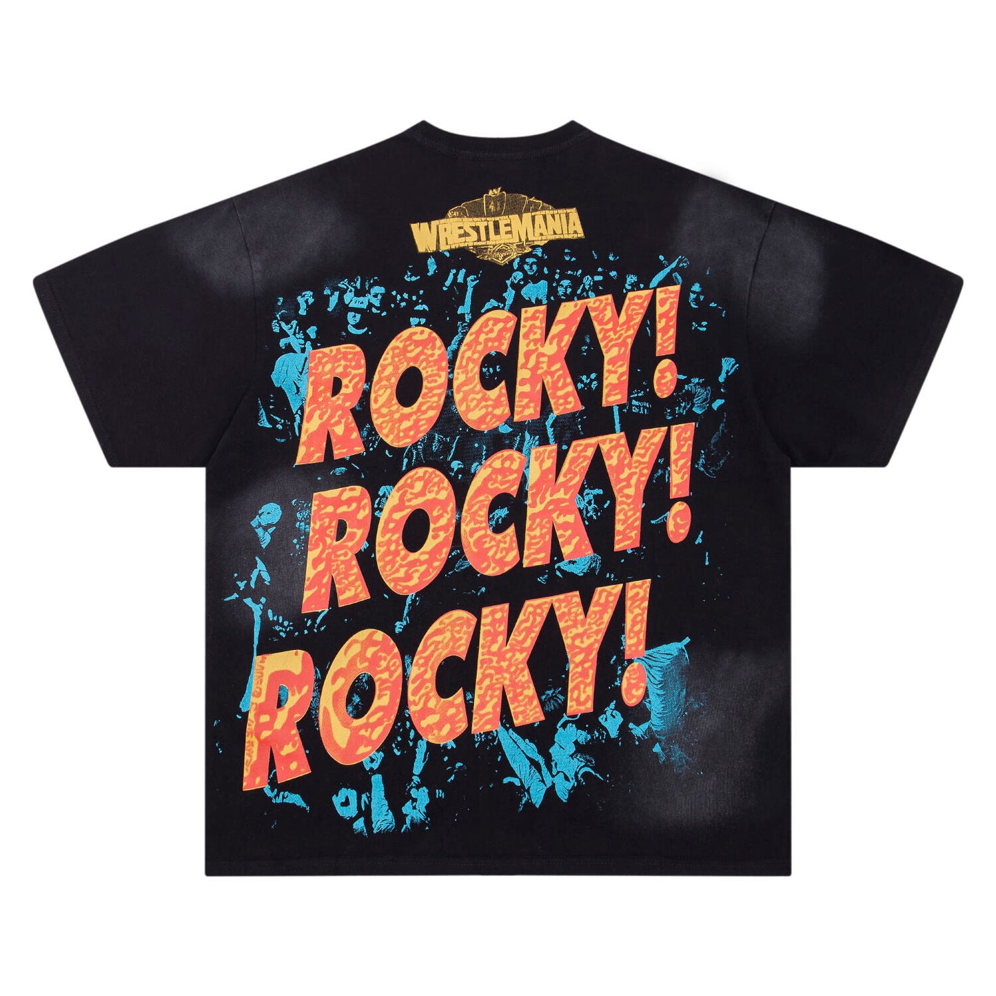 Hellstar Black T Shirt With Bull Head Graphic And We Rock Print