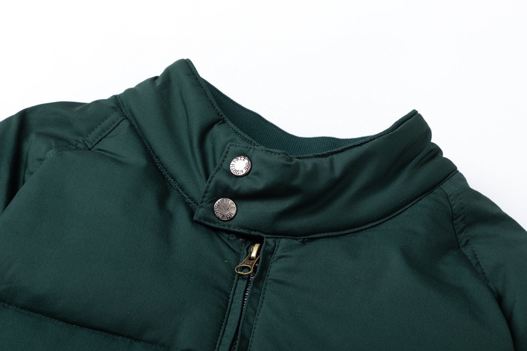 The North Face Dark Green Puffer Jacket Warm Winter Outerwear