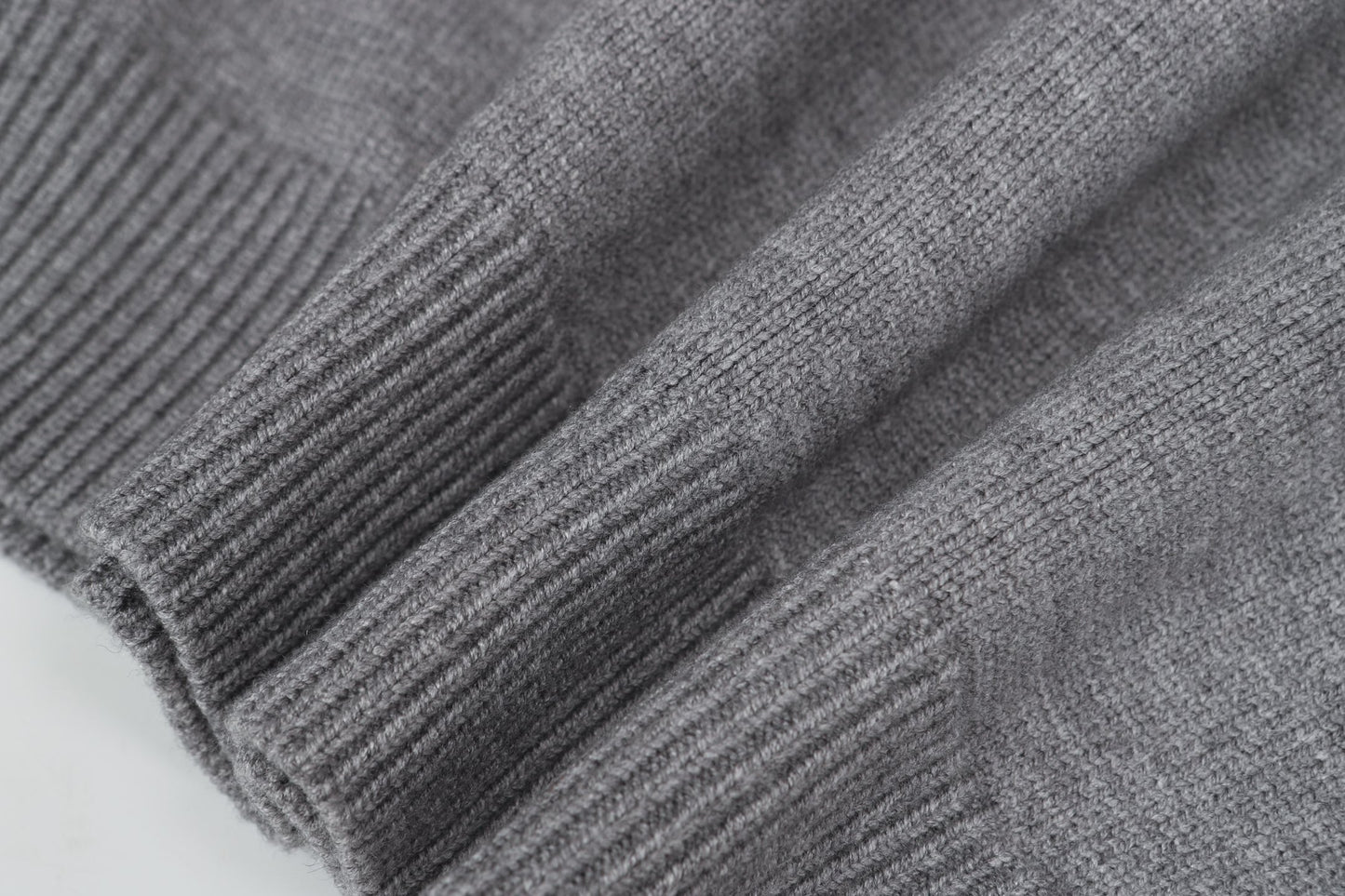 Burberry Men's Grey Crew Neck Sweater With Equestrian Print