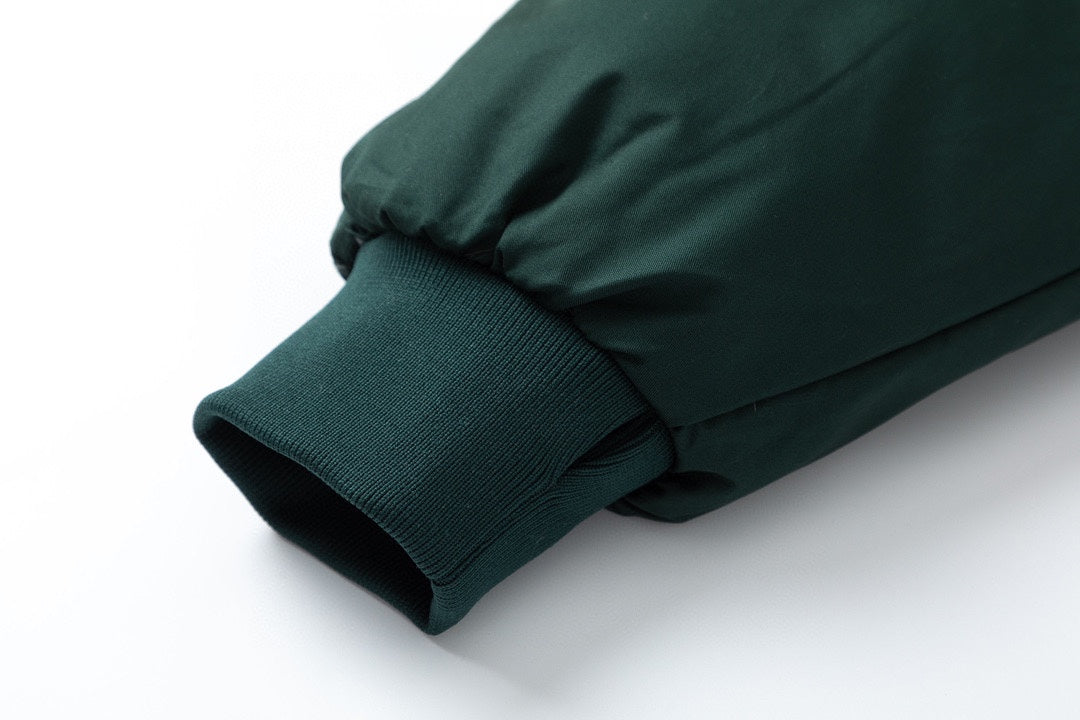 The North Face Dark Green Puffer Jacket Warm Winter Outerwear