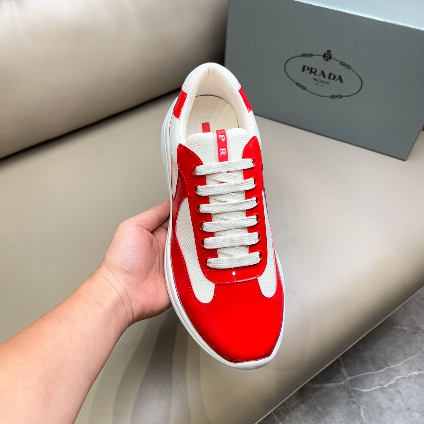 Prada Unisex Sneakers Luxury Fashion Sneakers