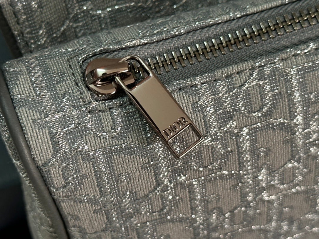 Stylish Dior Saddle Bag With Signature Monogram And Adjustable Strap 93305