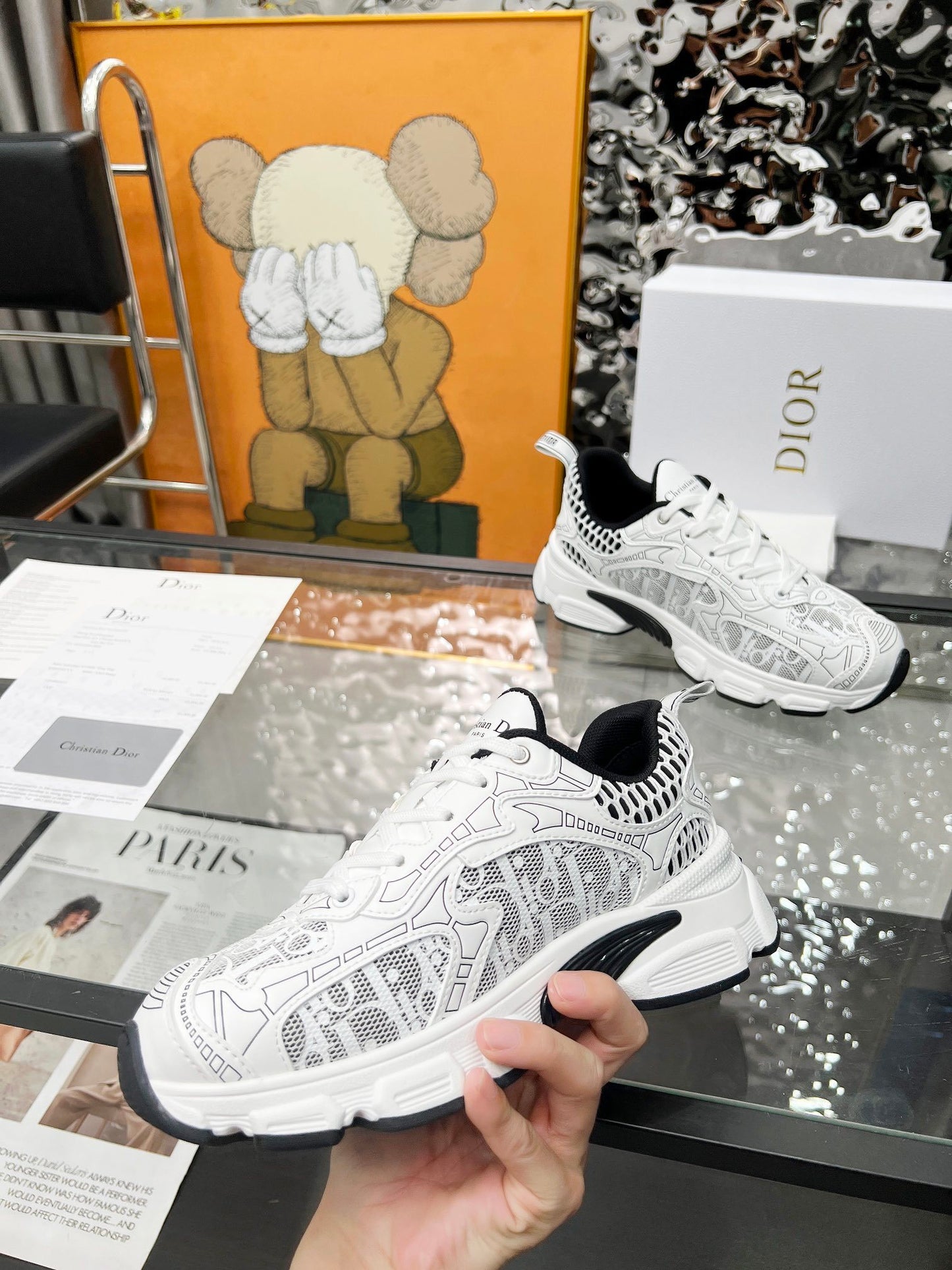 Women's Dior Sneakers With Unique Design And Comfort
