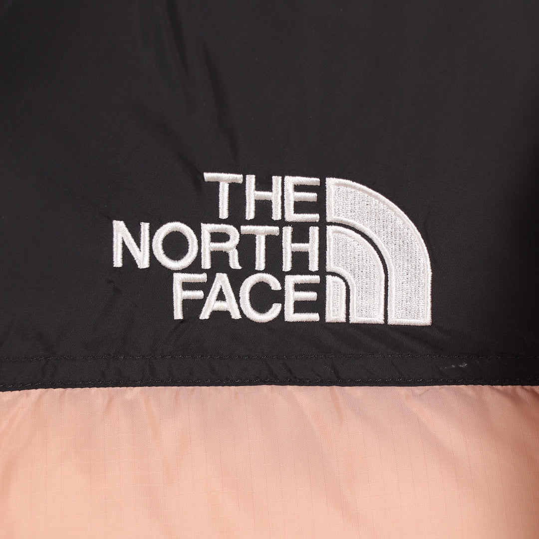 The North Face Pink Black Puffer Jacket Warm Winter Outerwear