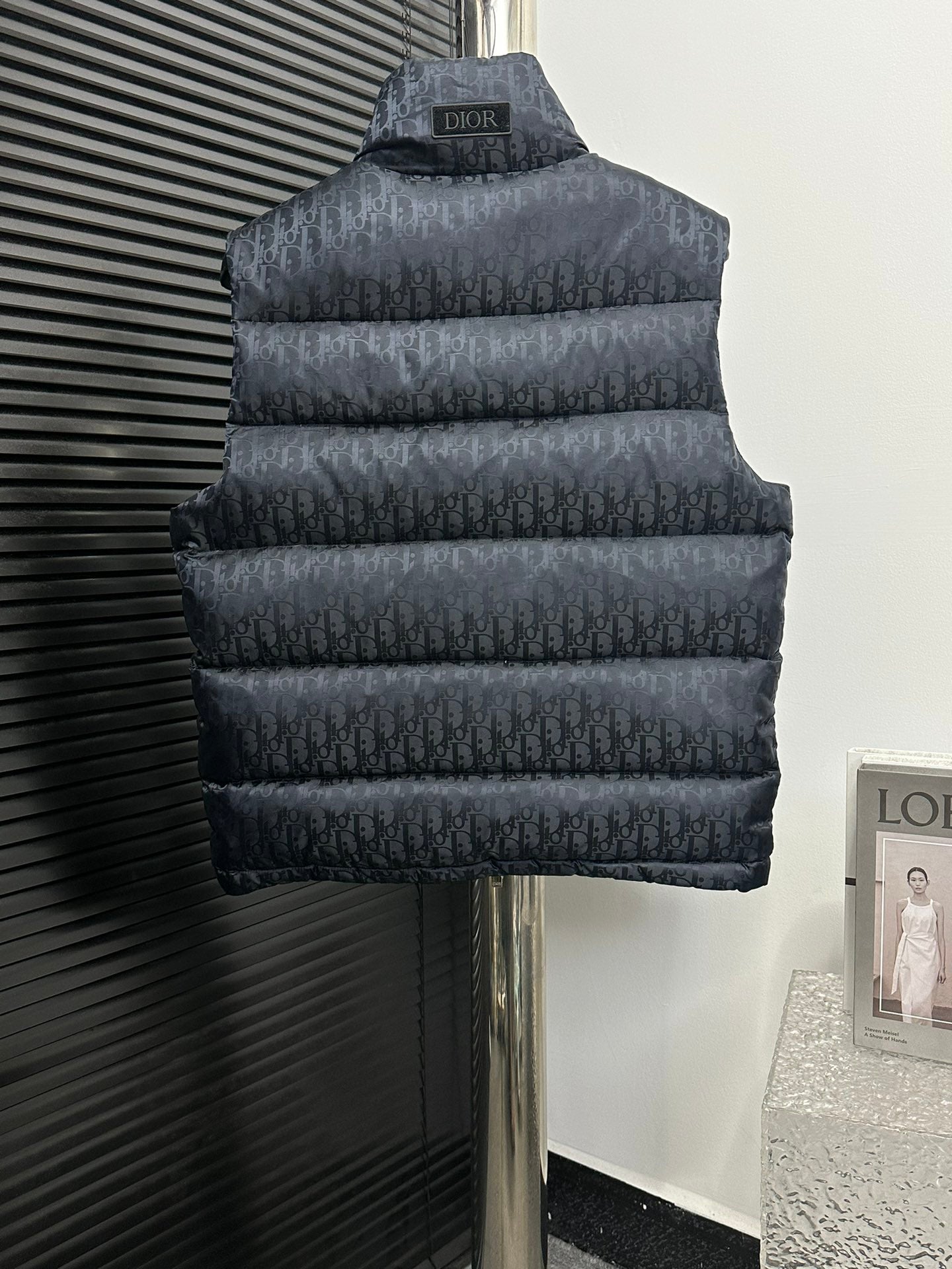 Stylish Black Dior Puffer Vest For Fashionable Cold - Weather Layering