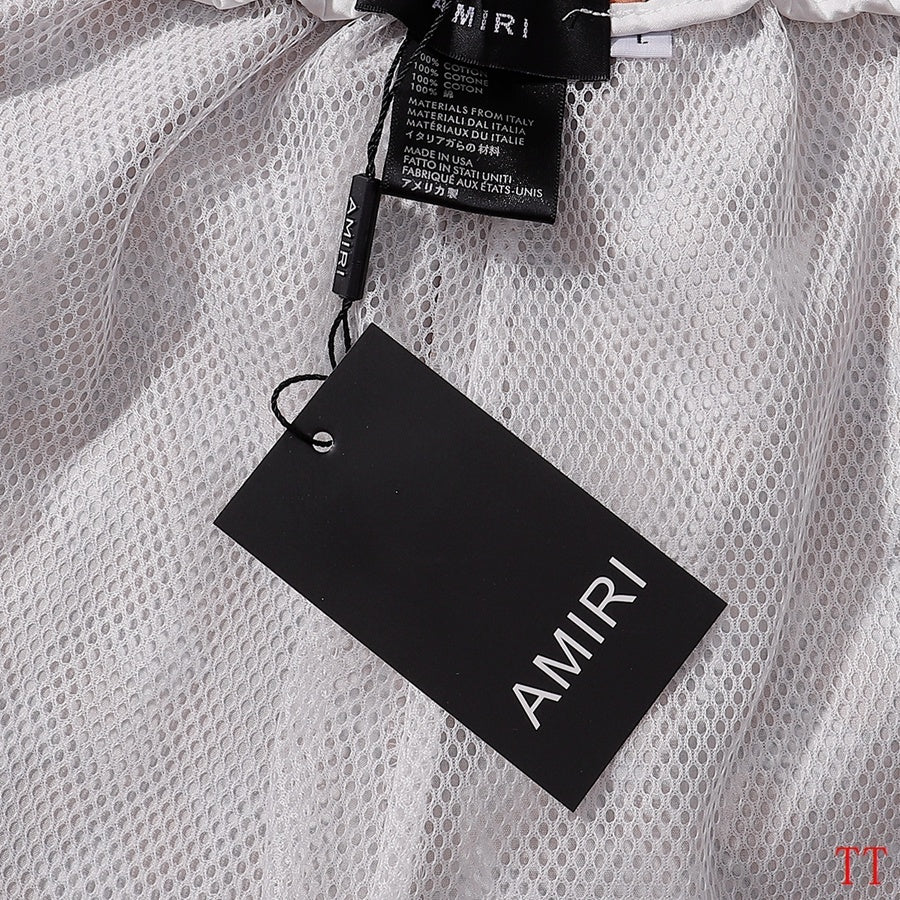 Men's AMIRI Red Patterned Short - Sleeve Shirt And Shorts Set