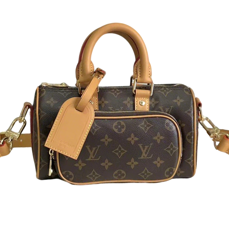 Stylish Louis Vuitton Speedy Bandoulière Bag with Monogram Canvas and Leather Trim