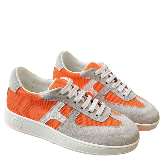 Hermes Women's Sneakers Iconic H Logo Leather Casual Fashion Shoes