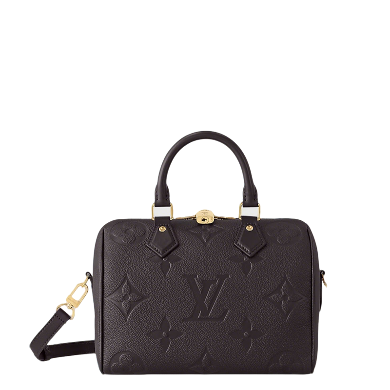 Luxury Louis Vuitton Speedy Bandoulière 25 Bag in Embossed Leather for Fashion Lovers
