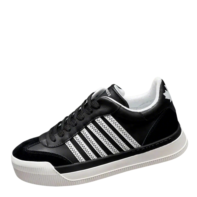 DSQUARED2 Stylish Black And White Casual Sneakers