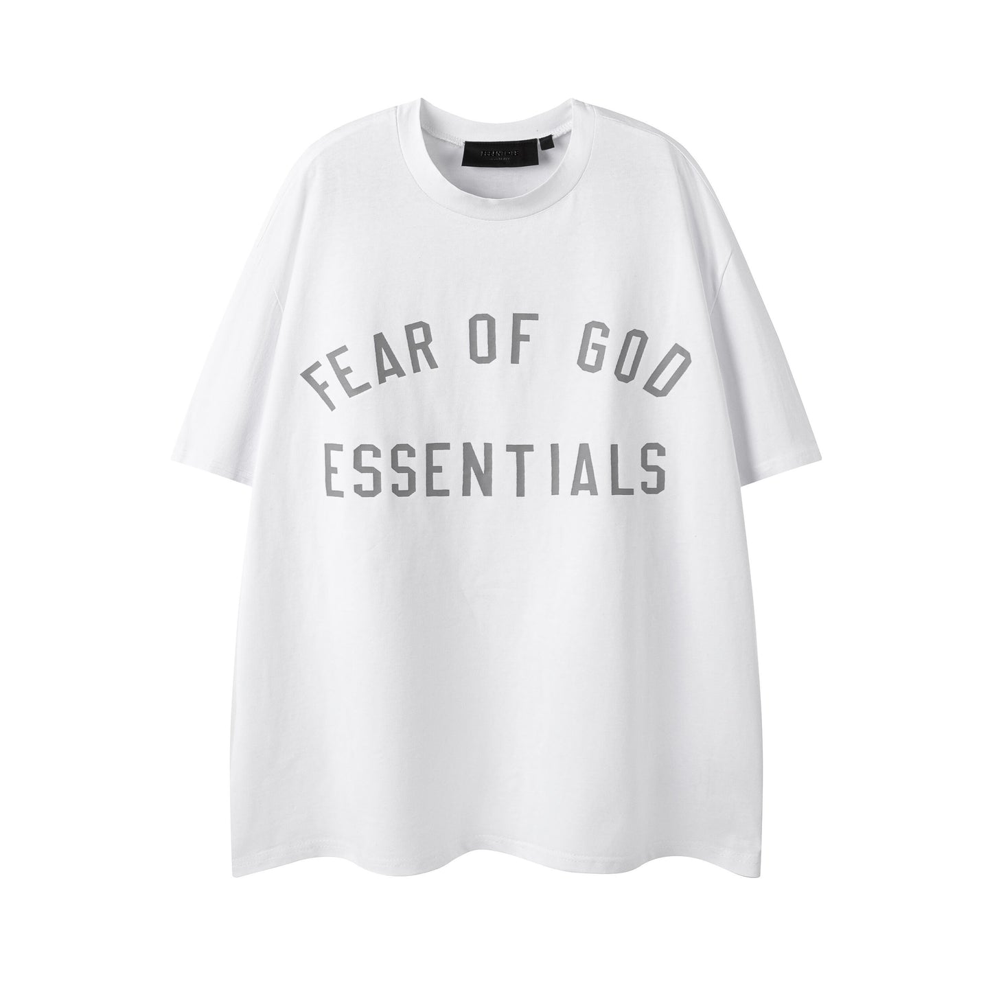 Fear Of God Essentials Olive Green/Black/White/Gray Tee Oversized Fit Streetwear Fashion Staple