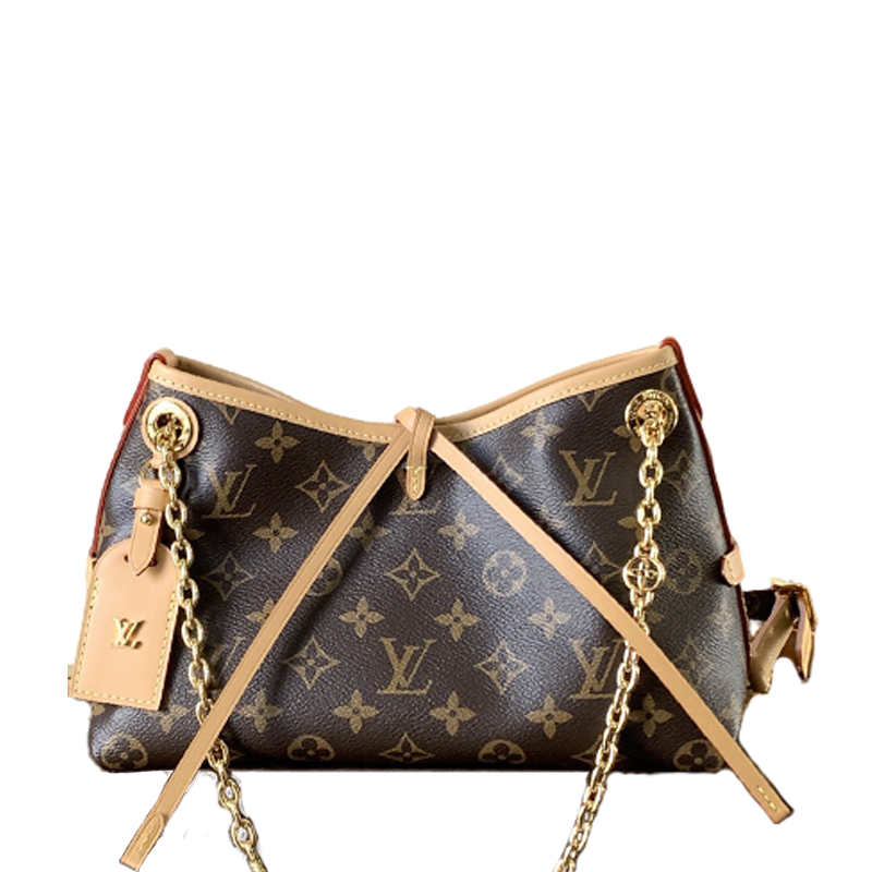 High Quality Louis Vuitton Handbag with Classic Monogram Pattern and Chain Strap